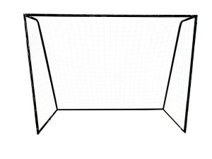 8FT Heavy Duty Steel Soccer Goal Post With Net - Outdoor Play, Durable