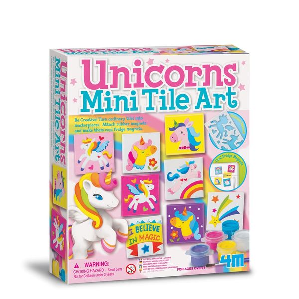 4M Unicorns Mini Tile Art
