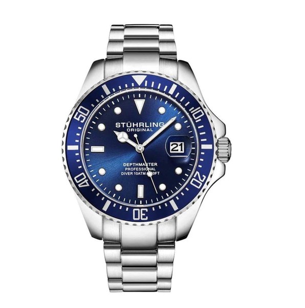 Stuhrling Original - Depth Master Blue Watch - 3950A.2