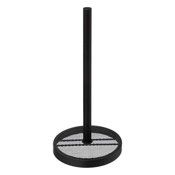 5five Black Steel Serviette Roll Holder 33x16cm