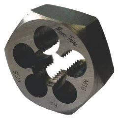 Micro-Tec - Hexagon Rethreading Die M10X1.5 Hss - 5 Pack