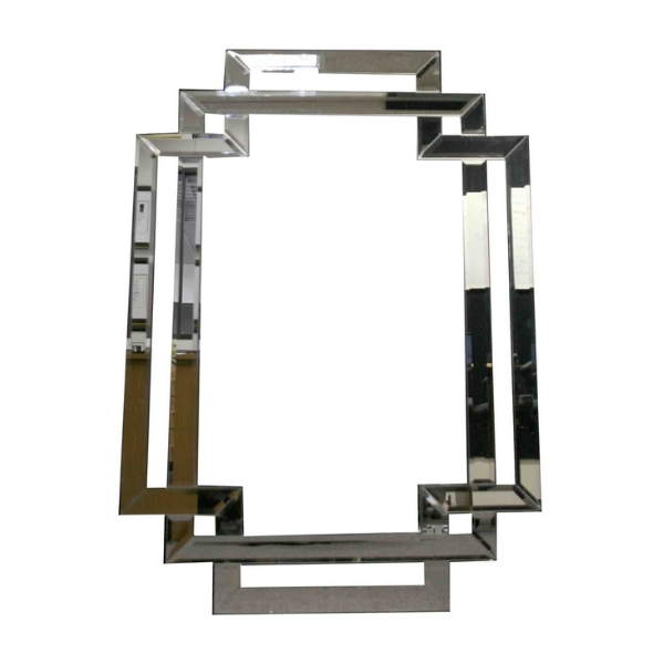 Rectangle Interlink Mirror on Mirror - 1100x800mm