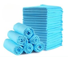 50-Pack Puppy Training Pads-Super Absorbent, Leak-Proof Design for Dogs (M)