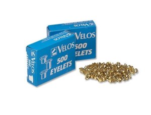 Rexel: 4.2mm 500 Brass Eyelets