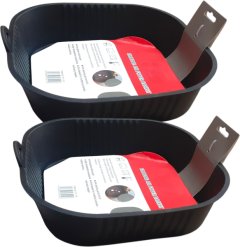 Reusable High Quality AirFryer Silicone liner NonStick Rectangle liner - 2 piece
