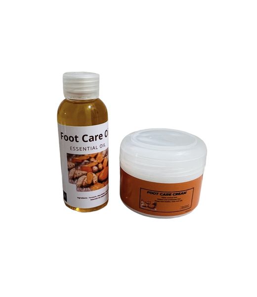 Foot Care Combo Set of 2, Oil &amp; Cream