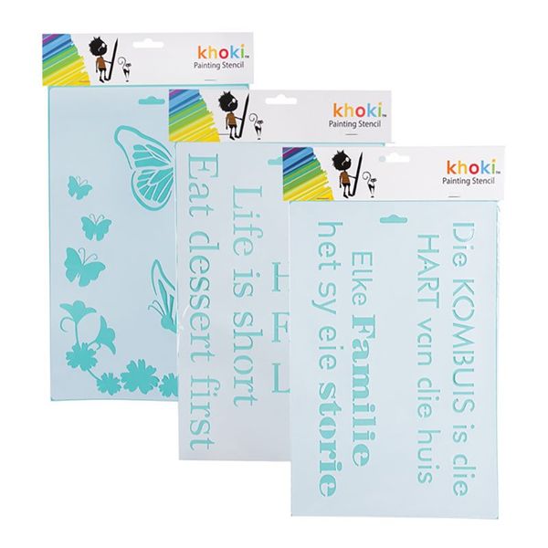 Bulk Pack x 6 Art+Craft Painting Stencil