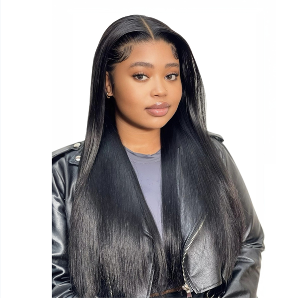 Geebuy 24 inch Straight Wig 150% Density15A Grade Peruvian Everyday Wear