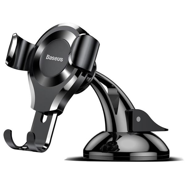 Baseus Gravity Suction Type Car Smartphone Mount - Black