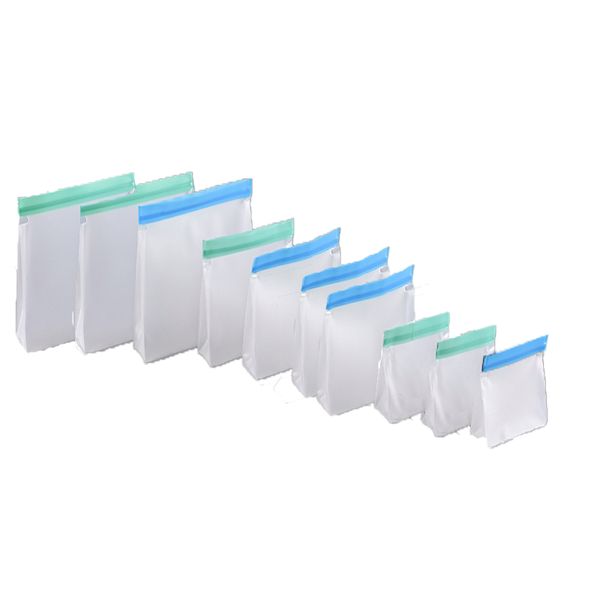10 Pack Food Storage Bag Dishwasher Safe Reusable Bags Silicone BPA Free