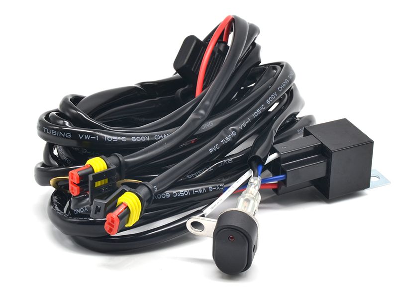 Motorcycle Spotlight Wiring Harness