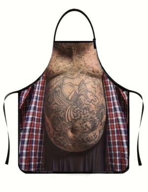 Braai Apron -Tatooed Belly