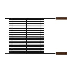 Tramontina Barbecue Grill in Carbon Steel with Wooden Handles