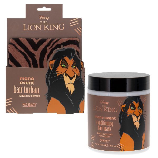 Disney Lion King Mane Event Hair Care Combo: Turban &amp; Conditioning Mask