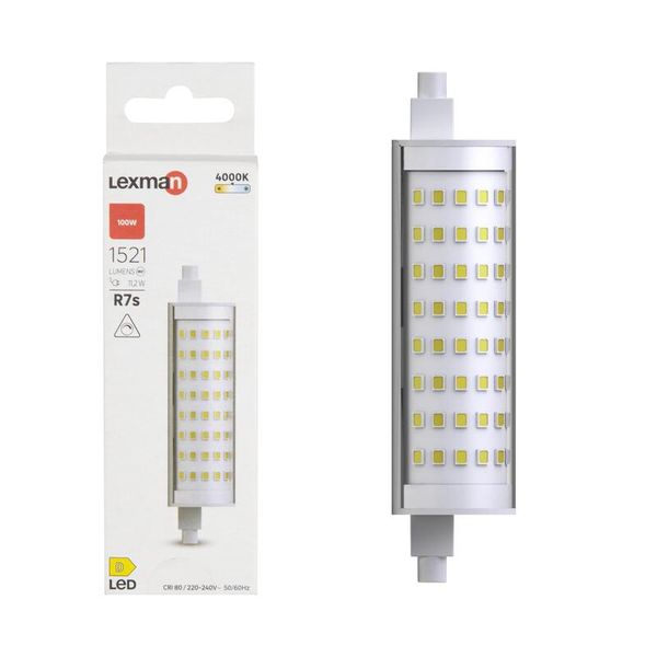Lexman R7S J118 LED General Light Bulb Cool White 11.2w