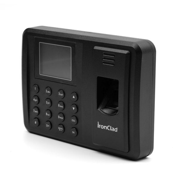 IronClad Fingerprint Time Attendance Machine System with U-Disc