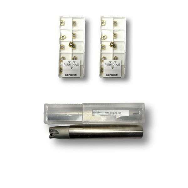 25mm High Feed Cutter with 20 Inserts BLMP0603R