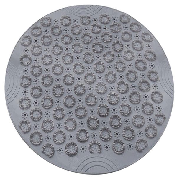 Home Anti Slip Bath Shower Mat With Suction Cups &amp; Drainage Holes 55x55cm