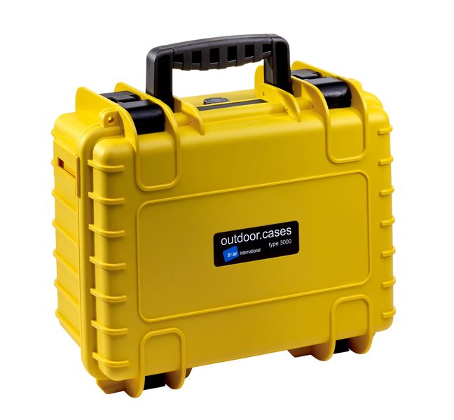 B&amp;W Intl. Outdoor Case 3000 (Empty) - Yellow