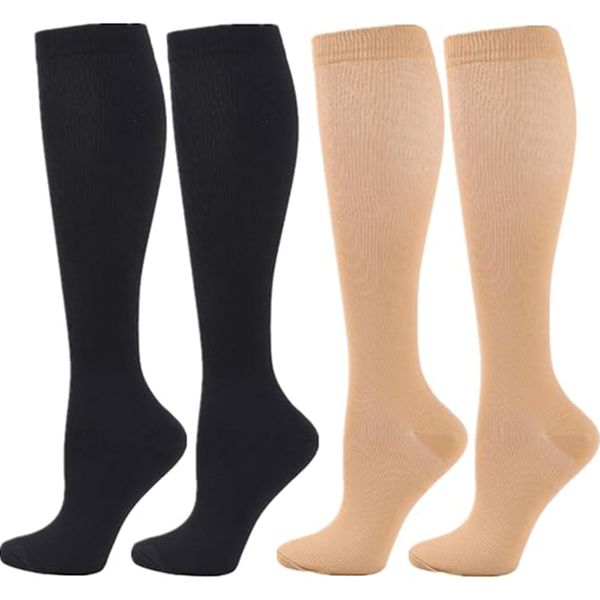 Female compression socks, knee high socks compression socks
