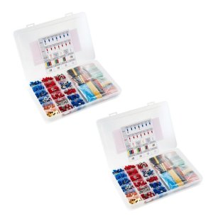 678 Piece Electrical Crimp Connectors Terminals and Heat Shrink Tubing Set (2 Pack)
