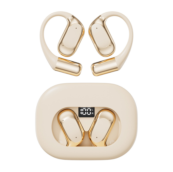 Stylish Open-Ear Earbuds - Lightweight Ergonomic for Daily Sport