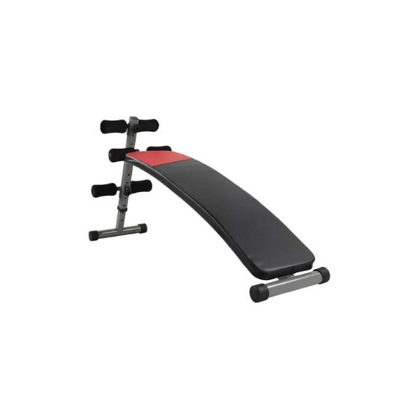 Adjustable Incline/Decline Abdominal Exercise Folding Bench - Black