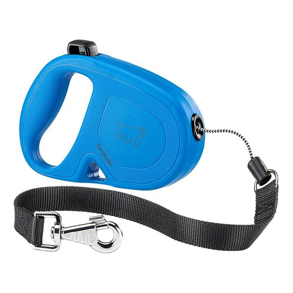 Ferplast Flippy One Cord 5m Retractable Leash for Large Dogs, Blue, 35kg