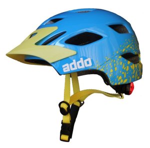 Addo Joytrack Downshell Youth Bicycle Helmet with Rear Light