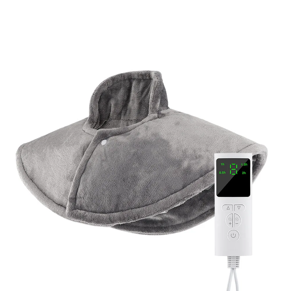 Electric Heating Pad Neck &amp; Back Massager Physiotherapy Shawl Shoulder Pad