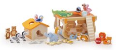 Sevi Wooden Noah's Ark Set - 24 pieces