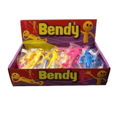 Bulk Pack Bendy Smiley Men x 24
