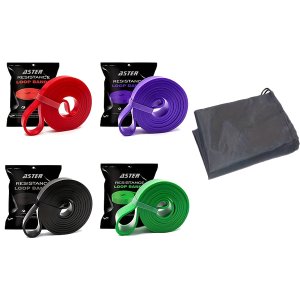 Aster - Resistance Excercise Bands for Fitness Training - Set of 4