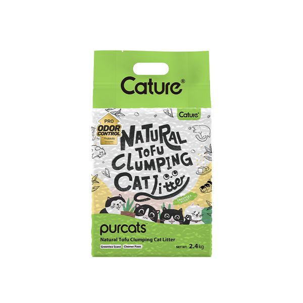 CATURE Tofu Clumping Cat Litter Green Tea 6L/2.4Kg