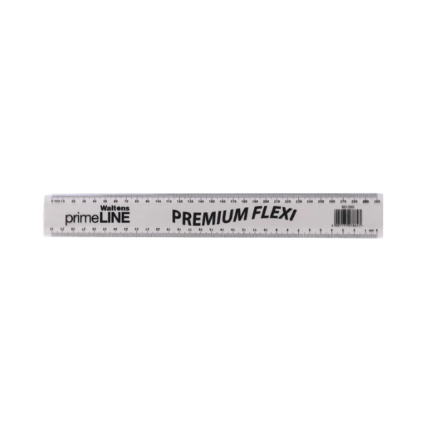 Primeline- Premium Flexi Ruler 30cm Tinted x 4