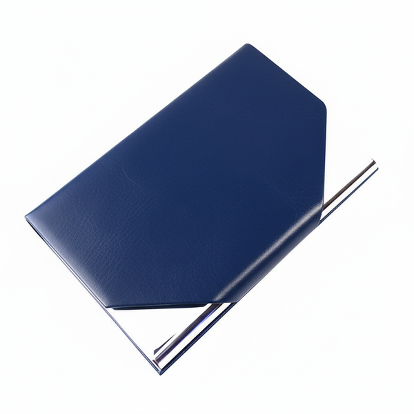 Sturdy Leather Style Business Card Holder Case Organizer