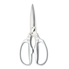 Multipurpose Kitchen Shears, Heavy Duty Stainless Steel Scissors - Silver