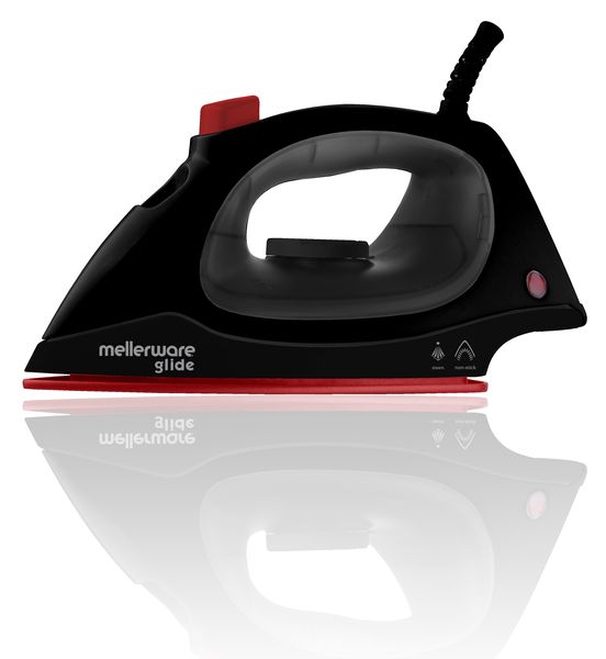 Mellerware Iron Steam / Dry Non-Stick Black 250ml 1200W "Glide II
