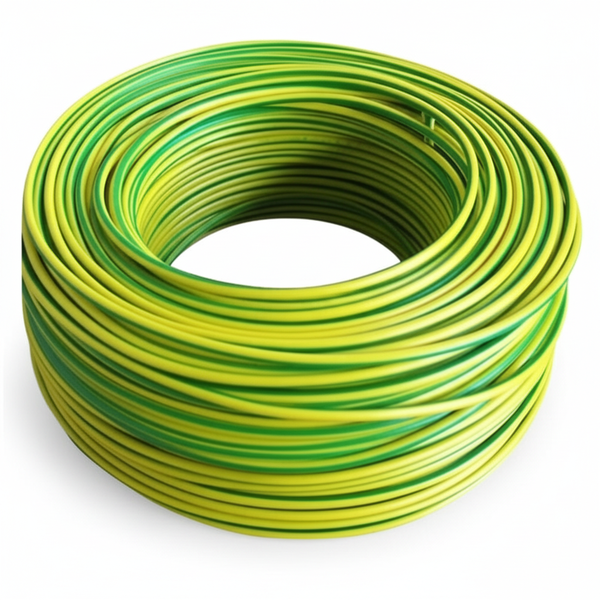 Solarix 6mm Yellow Green Earth Wire 100 Metre Roll