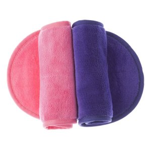 Wonder Towel Mommy Makeup Eraser Cloth Pack of Two - Pink &amp; Purple