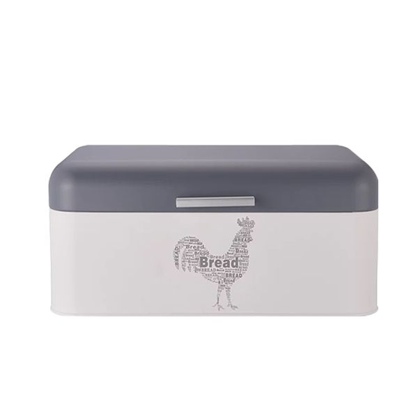 DH - Rooster Range Flat Lid Capsule Bread Bin