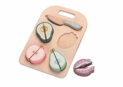 Wooden Play Cutting Fruit 10-Pieces