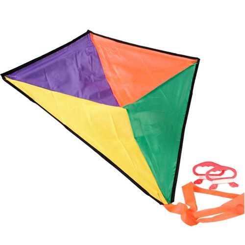Bulk Pack 4x Nylon Dual Line Kite 71x71cm Assorted