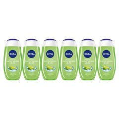 NIVEA Lemongrass &amp; Oil Shower Gel Body Wash, 6x250ml
