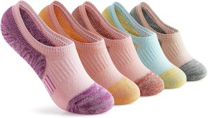 Women's No Show Socks 5-8 Pairs, Cushioned Low Cut Ankle Socks