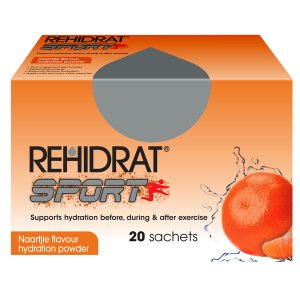 REHIDRAT Sport, Oral Electrolyte Mixture, Naartjie, 14g x 20 Sachets
