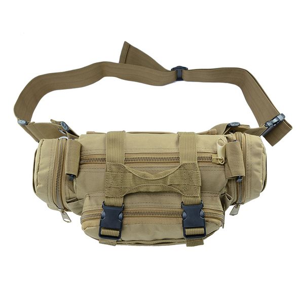 Military-Grade Tactical Waist Bag - Khaki