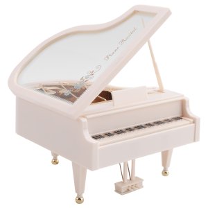 Piano Music Box White