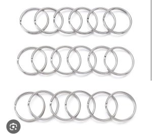 Key Rings 25mm - 100pc