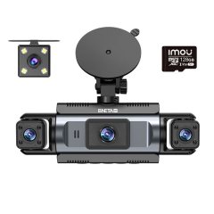 BNETA F410 2MP 4 Channel Wide View Wifi App Control Dash Camera &amp; 128GB SD